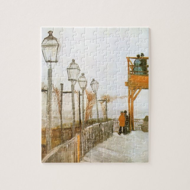 Puzzle Vincent van Gogh - Terrasse et pont d'observation (Vertical)
