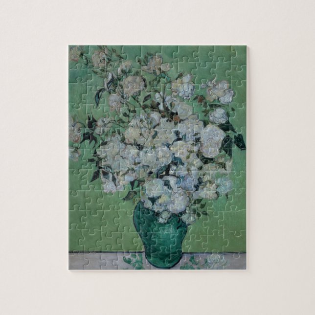Puzzle Vincent van Gogh | un vase de roses, 1890 (Vertical)
