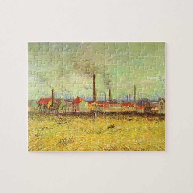 Puzzle Vincent van Gogh - Usines à Asnières (Horizontal)