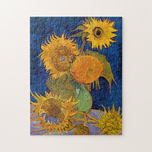 Puzzle Vincent van Gogh - Vase avec cinq tournesols (Vertical)
