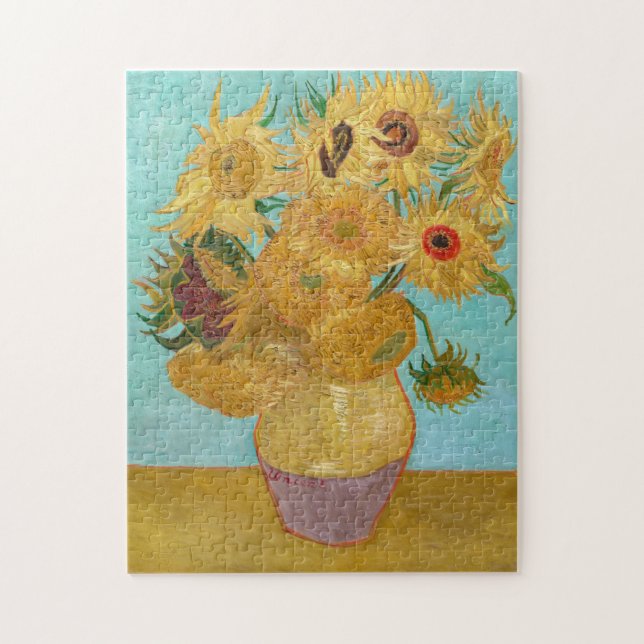 Puzzle Vincent Van Gogh - Vase avec douze tournesols (Vertical)