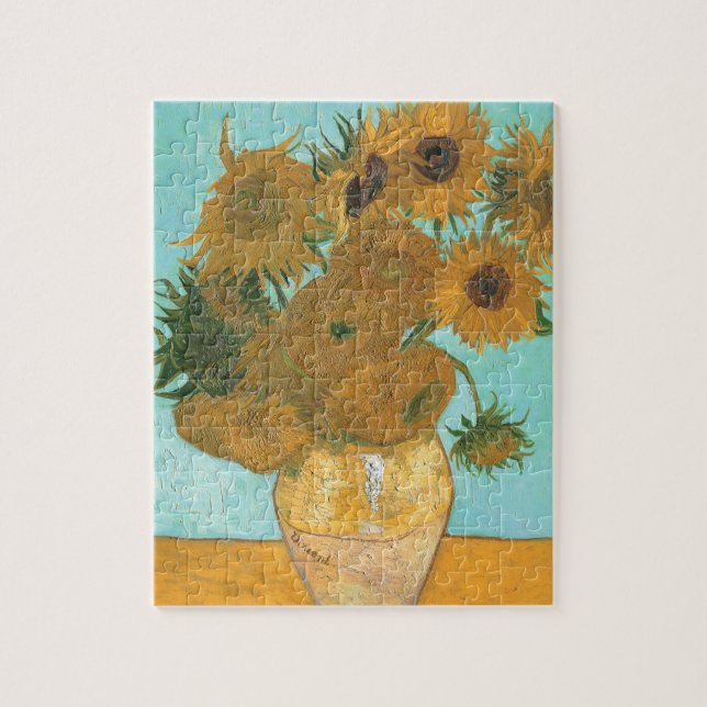 Puzzle Vincent van Gogh - Vase avec douze tournesols (Vertical)