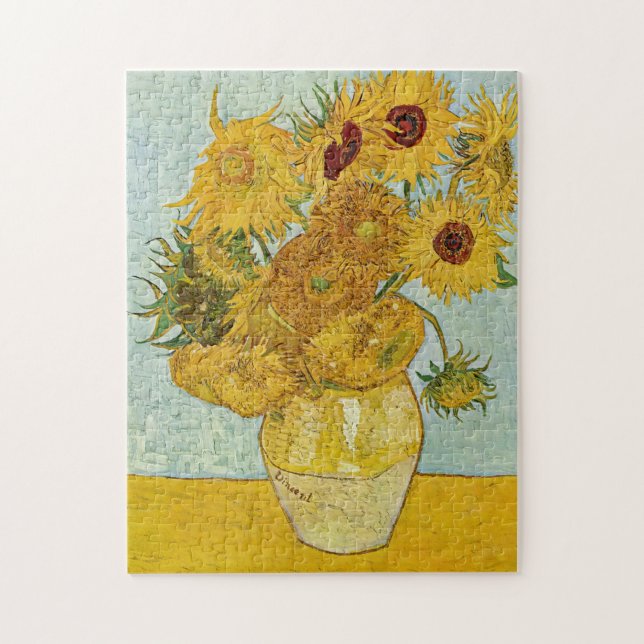 Puzzle Vincent Van Gogh - Vase avec douze tournesols (Vertical)