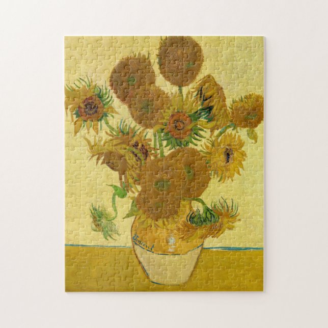 Puzzle Vincent van Gogh - Vase avec quinze tournesols (Vertical)