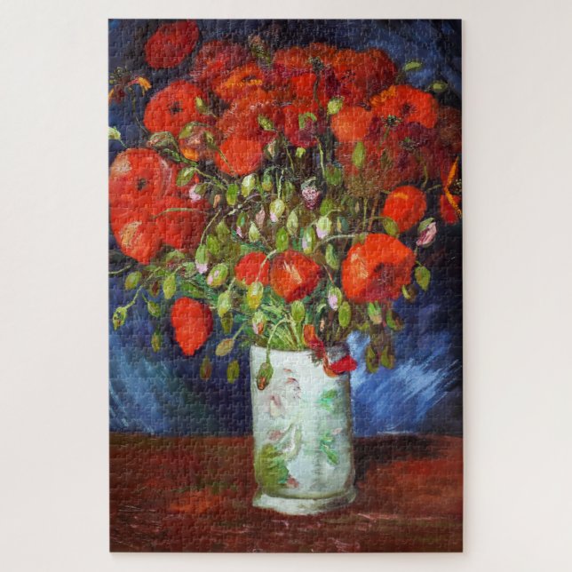Puzzle Vincent Van Gogh Vase avec Red Poppies Art (Vertical)