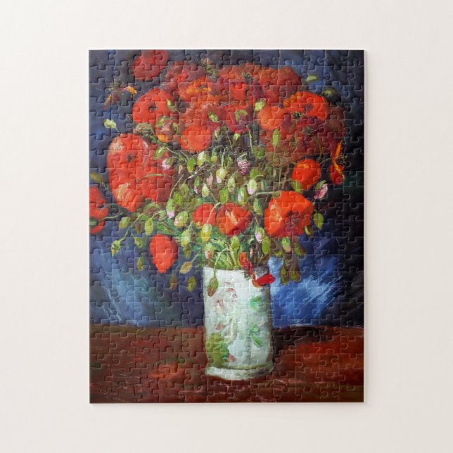 Puzzle Vincent Van Gogh Vase avec Red Poppies Art (Vertical)