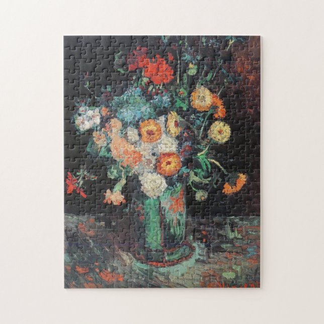 Puzzle Vincent Van Gogh - Vase avec Zinnias (Vertical)