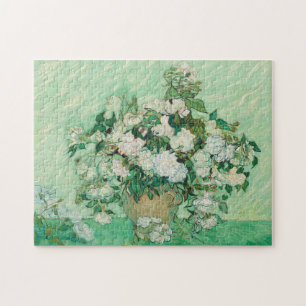 Puzzle Vincent Van Gogh, Vase de Roses, Roses dans le Vas