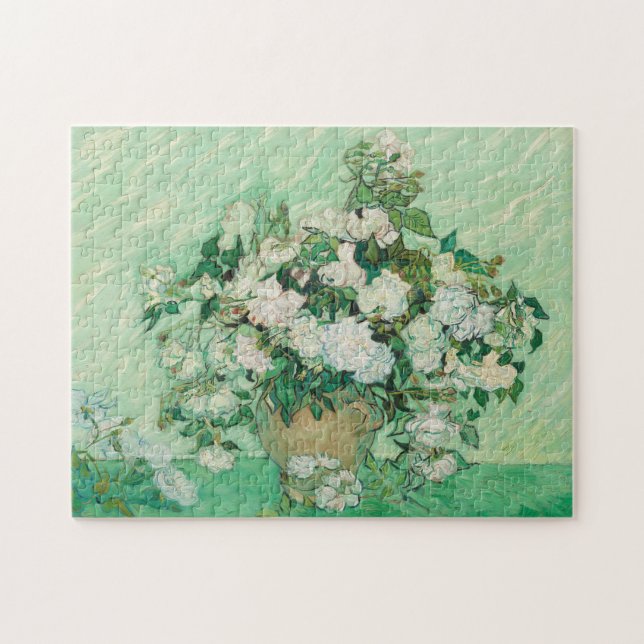 Puzzle Vincent Van Gogh, Vase de Roses, Roses dans le Vas (Horizontal)