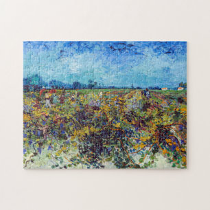 Puzzle Vincent van Gogh - Vignoble vert
