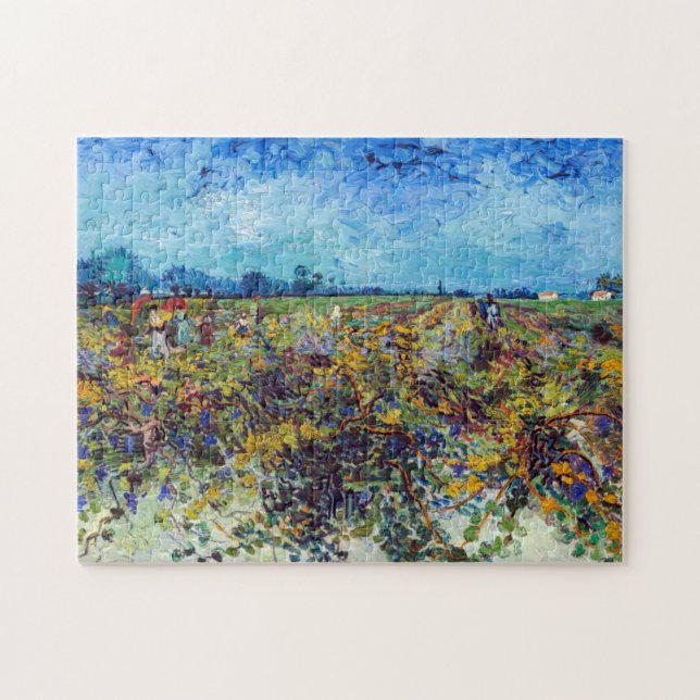 Puzzle Vincent van Gogh - Vignoble vert (Horizontal)