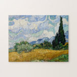 Puzzle Vincent Van Gogh Wheat Field With Cypresses<br><div class="desc">Vincent Van Gogh Champ de blé avec Cyprès Art fin Un champ de roues avec Cyprès (parfois appelé Un Cornfield avec Cyprès) est l'une des trois peintures à l'huile similaires de 1889 par Vincent van Gogh, dans le cadre de sa série de champs de blé. Tous furent exécutés à l'asile...</div>