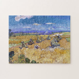 Puzzle Vincent van Gogh - Wheat Stacks with Reapers
