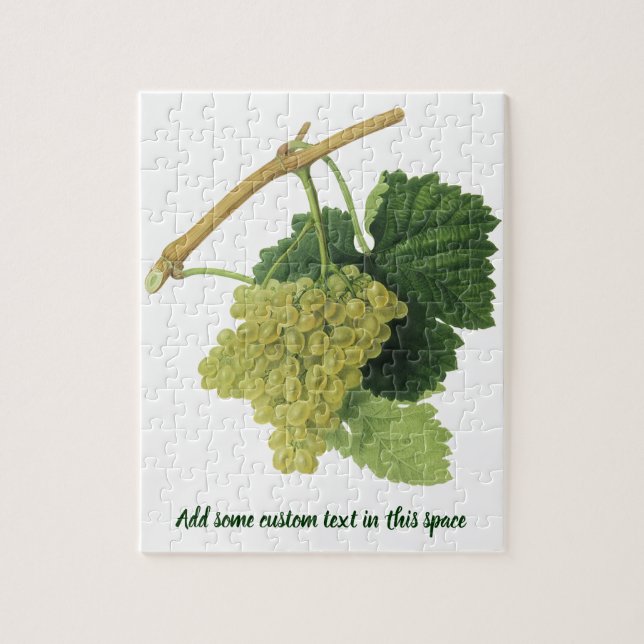 Puzzle Vins blancs sur la vigne, fruits alimentaires Vint (Vertical)