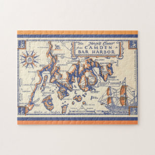 Puzzle Vintage  11x14 Côte du Maine 
