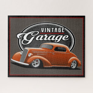 Puzzle vintage 1935 Street Garage Garage Jigsaw Pu