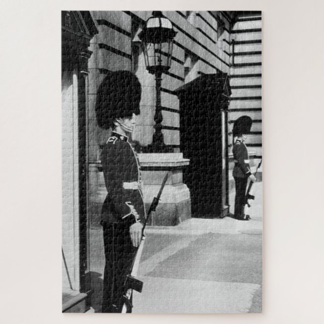 Puzzle Vintage Angleterre London sentry à Buckingham (Vertical)