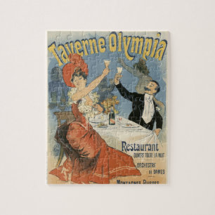Puzzle Vintage Art Nouveau, Restaurant Taverne Olympia
