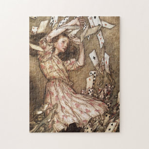 Puzzle Vintage Arthur Rackham Alice Au Pays Des merveille