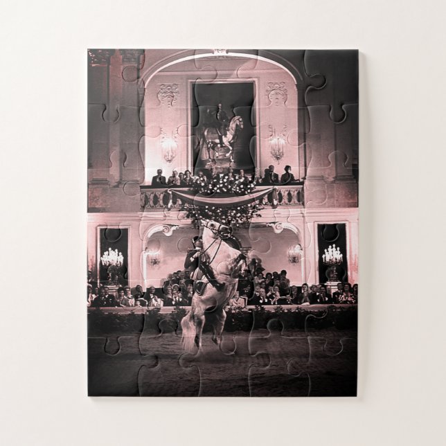 Puzzle Vintage Austria Vienna Spanish Courbette (Vertical)