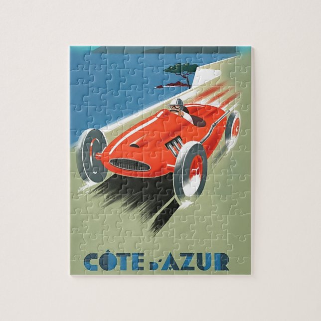 Puzzle Vintage Auto Racing (Vertical)