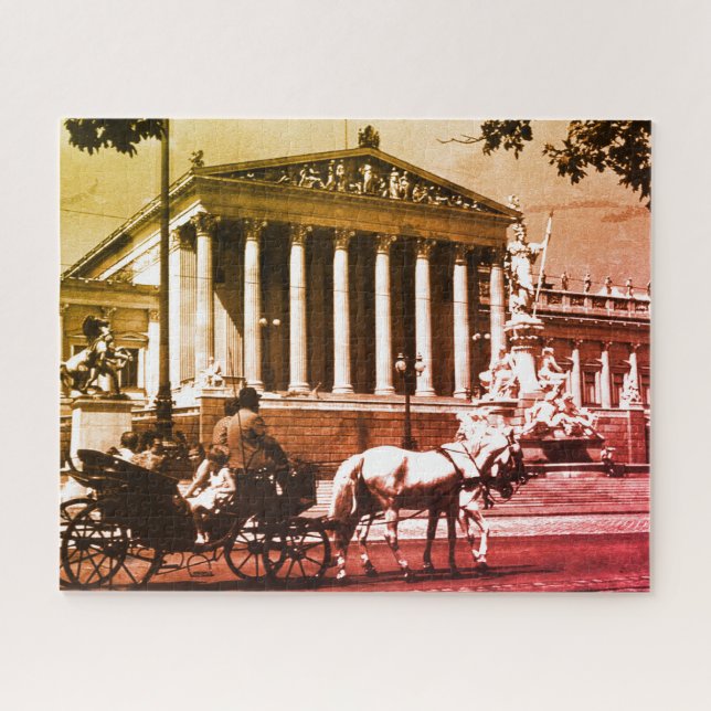 Puzzle Vintage Autriche parlement de Vienne (Horizontal)