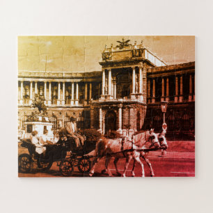 Puzzle Vintage Autriche Vienne Palais Hofburg