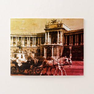 Puzzle Vintage Autriche Vienne Palais Hofburg