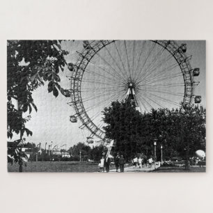 Puzzle Vintage Autriche Vienne Prater roue géante