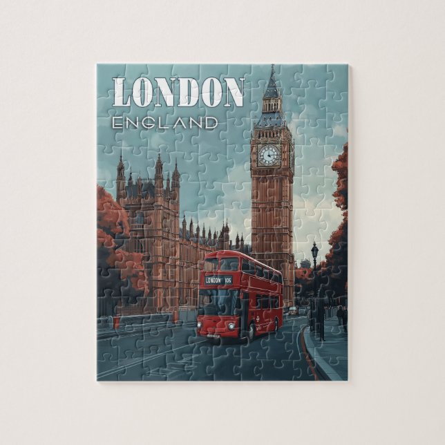 Puzzle Vintage Big Ben - Londres, Angleterre (Vertical)
