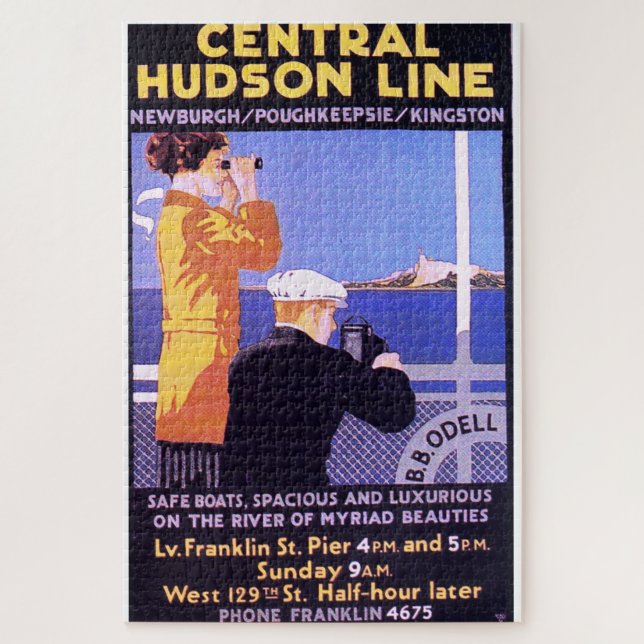Puzzle Vintage Central Hudson Line" (Vertical)