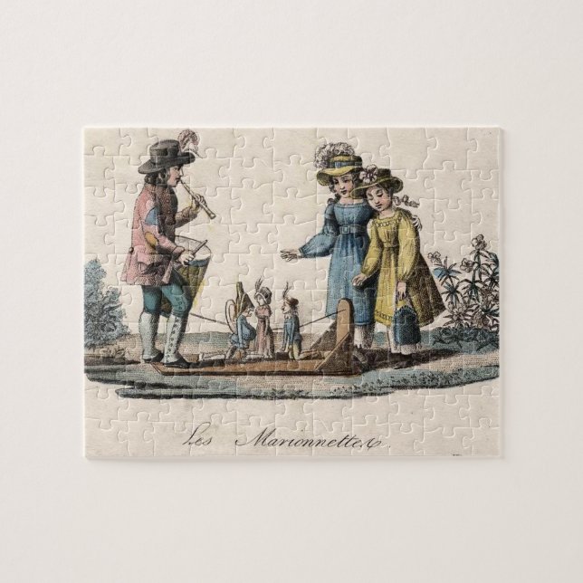 Puzzle Vintage Children Puppets Antique (Horizontal)