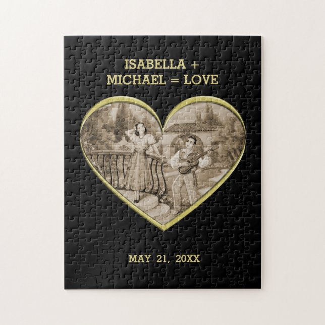 Puzzle Vintage couple Romance, homme et femme amour