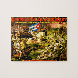 Puzzle vintage de Buffalo Bill