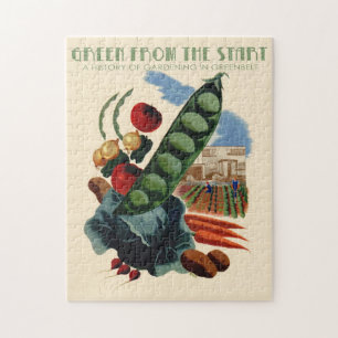 Puzzle vintage de ceinture de verdure