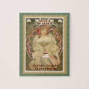 Puzzle vintage de l'affiche de café
