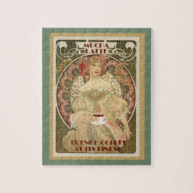 Puzzle vintage de l'affiche de café (Vertical)