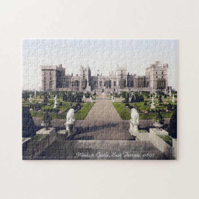Puzzle vintage de l'Angleterre, château de Windsor (Horizontal)