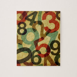 Puzzle vintage de nombre