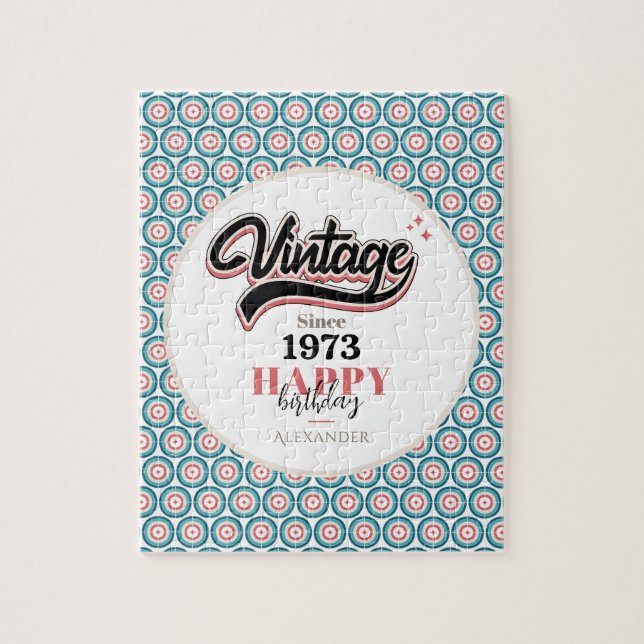 Puzzle Vintage depuis - 1973 (Vertical)