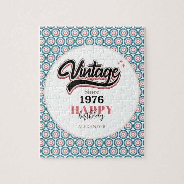Puzzle Vintage depuis - 1976 (Vertical)