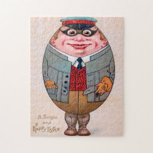 Puzzle Vintage drôle Oeuf de Pâques Homme Humour humain