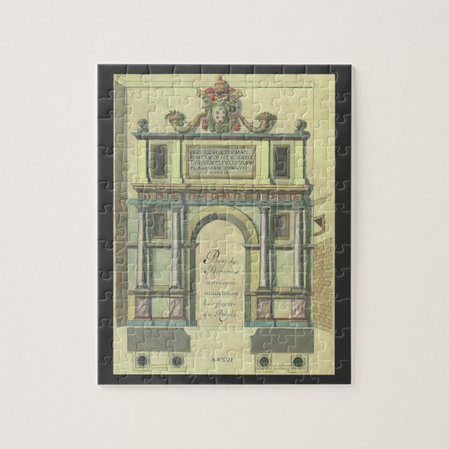 Puzzle Vintage Église Porte Entrée Renaissance Architectu (Vertical)