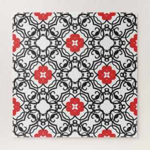 Puzzle Vintage floral intemporel : sans couture classique