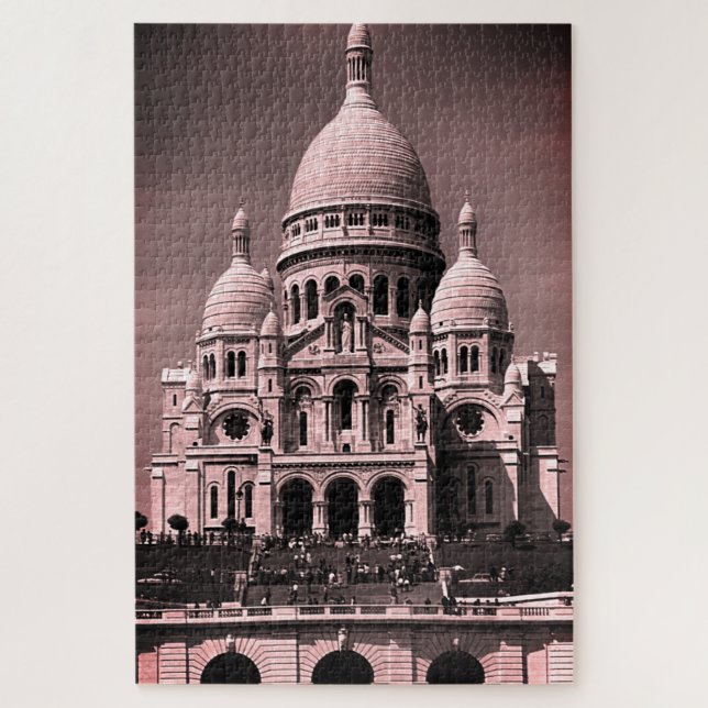 Puzzle Vintage France Paris Basilique du Sacré Coeur (Vertical)