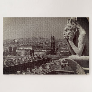 Puzzle Vintage France Paris Notre Dame