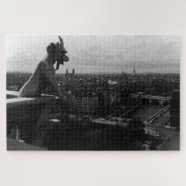 Puzzle Vintage France Paris Notre Dame (Horizontal)