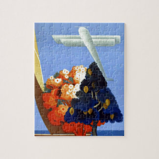 Puzzle Vintage Garda Italie Europe Air Travel