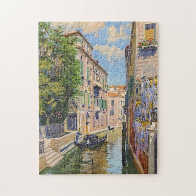 Puzzle Vintage Grand Canal Venise Italie Voyage (Vertical)