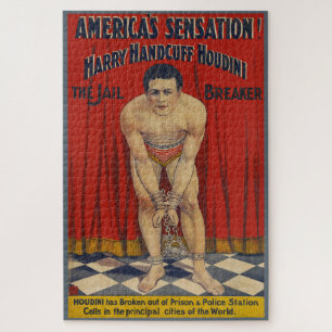 Puzzle Vintage Harry Handcuff Houdini - The Jail Breaker
